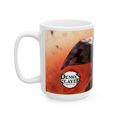 Demon Slayer Inspired Ceramic Mug - Coffee Cup for Anime Fans - CreativeRino