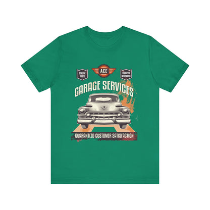 Classic Car Garage Unisex Jersey Short Sleeve Tee - CreativeRino