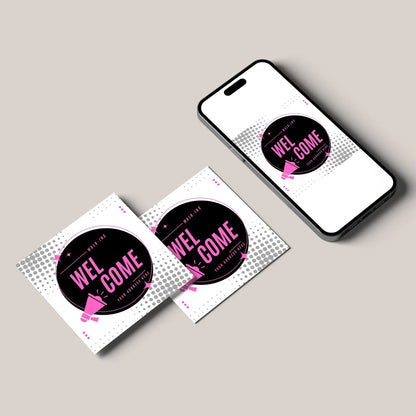 Walk Ins Welcome Flyer Template | Social Media Flyer Canva Template CreativeRino