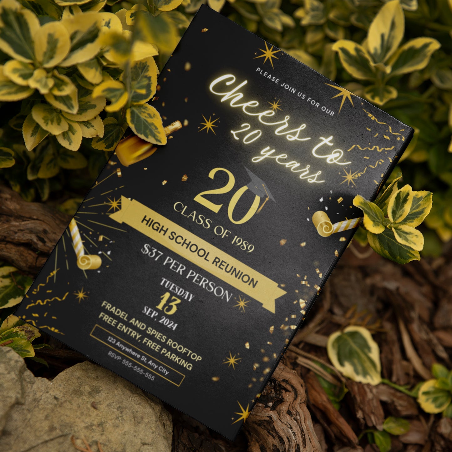 School Reunion Flyer Template | High School Reunion Invitation