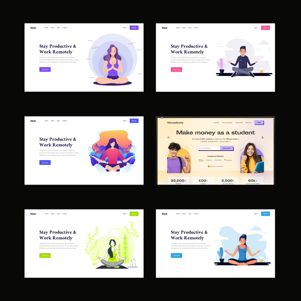 Figma Starter Bundle | 22 Figma UI Design Template | 2000+ Figma ...