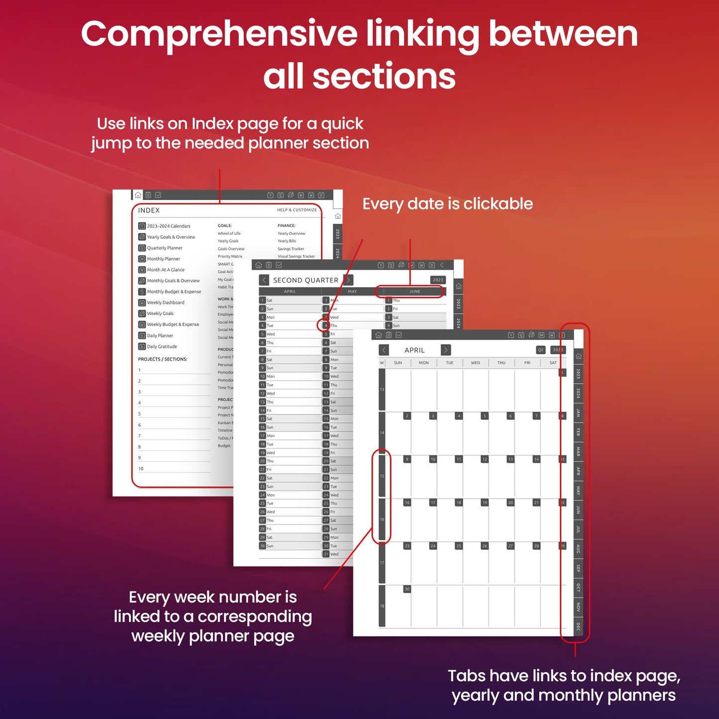 20 Supernote Students & Teachers Template Planner Template Bundle