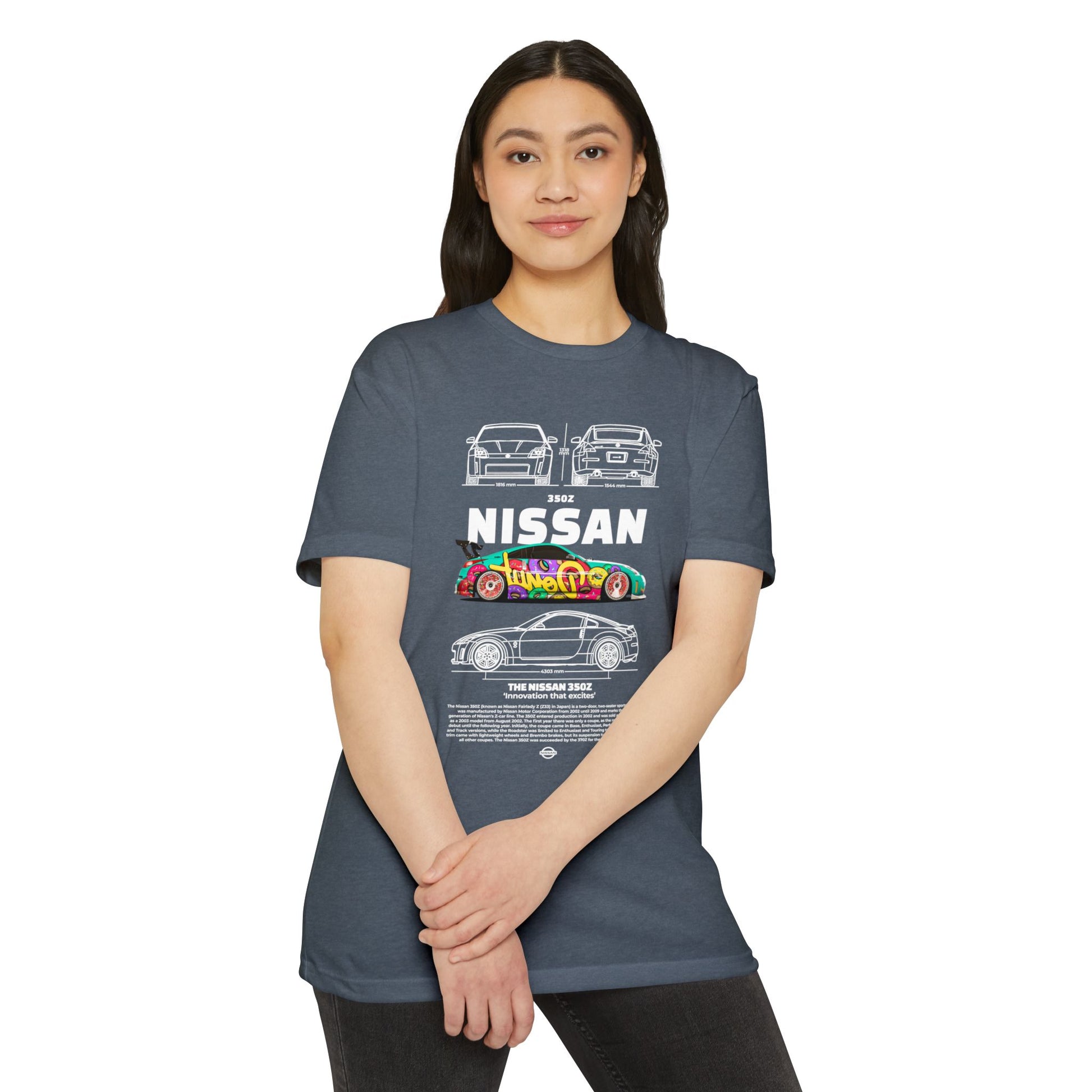Vintage Nissan 350Z Unisex T-Shirt | Automotive Racing Graphic Tee - CreativeRino