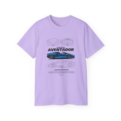 Aventador Sports Car Unisex Ultra Cotton Tee | Car T-shirt - CreativeRino