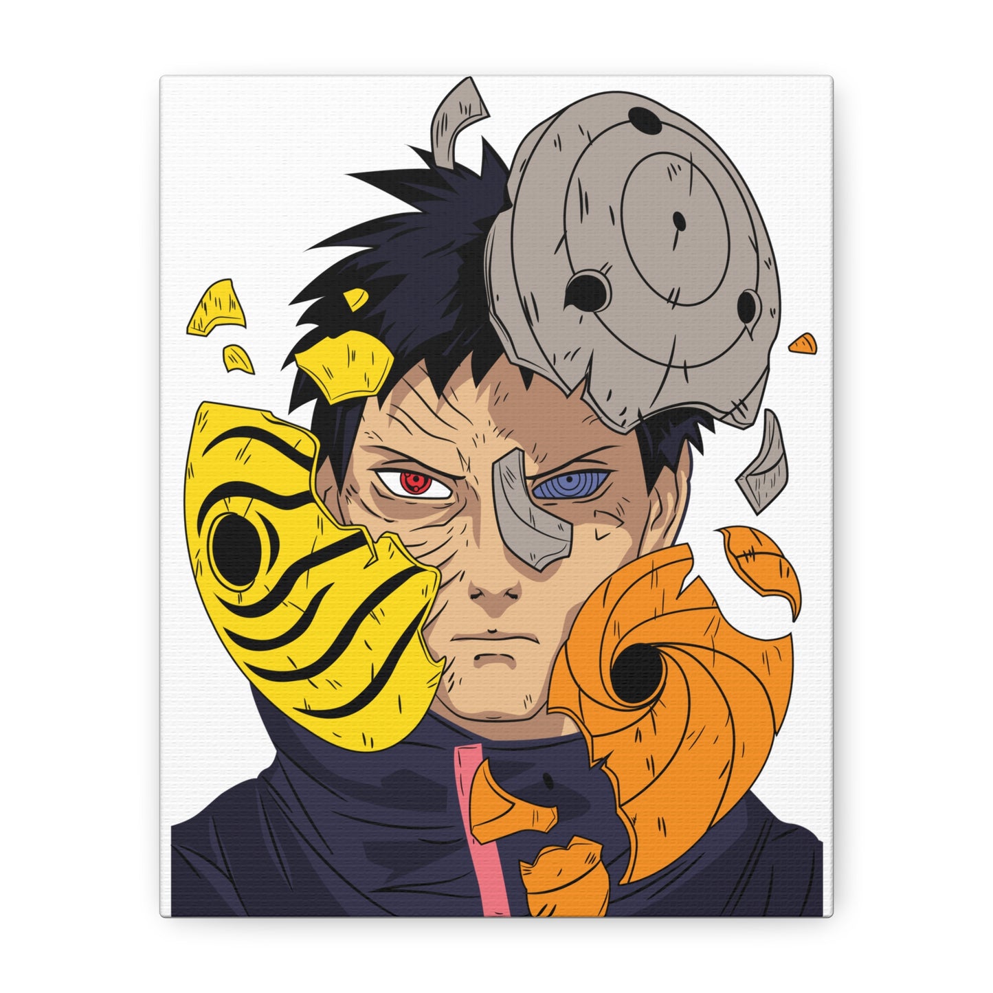 Anime Character Canvas Print - Naruto Abstract Art for Fans - CreativeRino