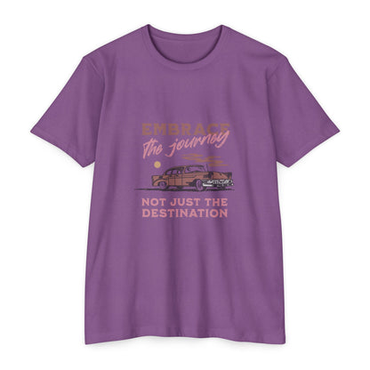 Embrace the Journey Unisex CVC Jersey T-shirt - Adventure Vibes - CreativeRino