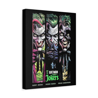 Batman Three Jokers Canvas Art - Stretched Matte Wall Décor - CreativeRino