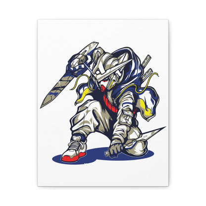 Ninja Art Canvas - Stretched Matte Anime Wall Decor - CreativeRino