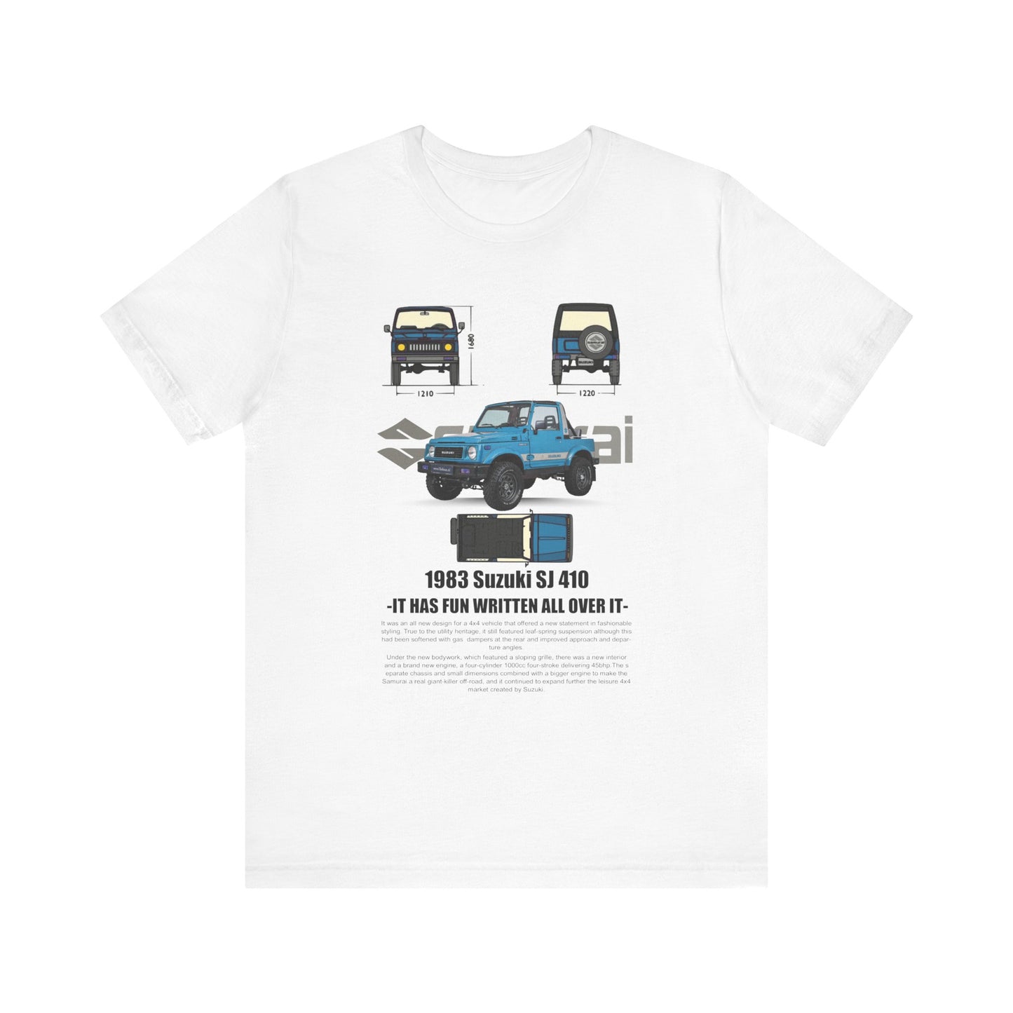 Vintage Suzuki 1983 Graphic Tee - Unisex Short Sleeve T-Shirt - CreativeRino