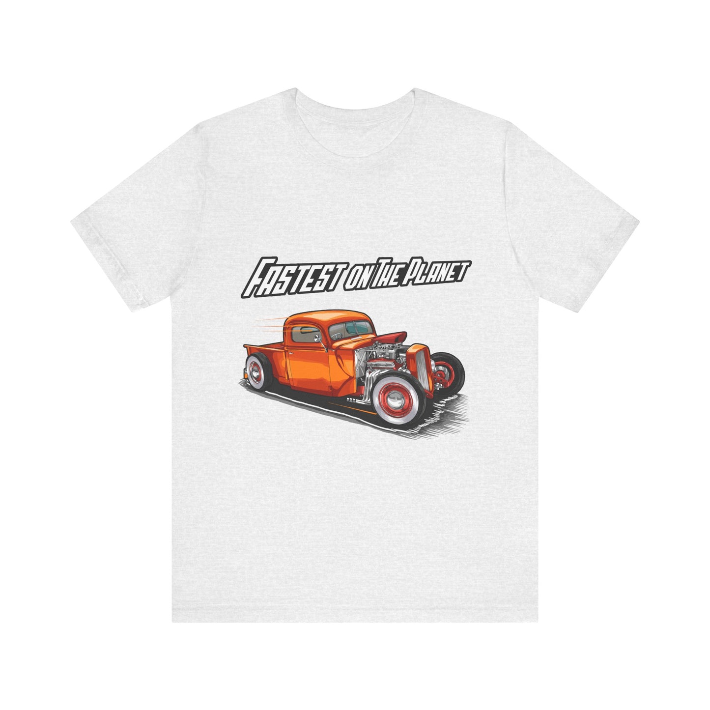 Fastest on the Planet Retro Car T-shirt - CreativeRino