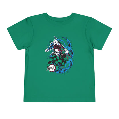 Demon Slayer Toddler Tee - Short Sleeve Anime T-shirt for Kids - CreativeRino