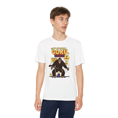 Youth Goku Graphic Tee - Fun Superhero Anime T-Shirt for Kids - CreativeRino