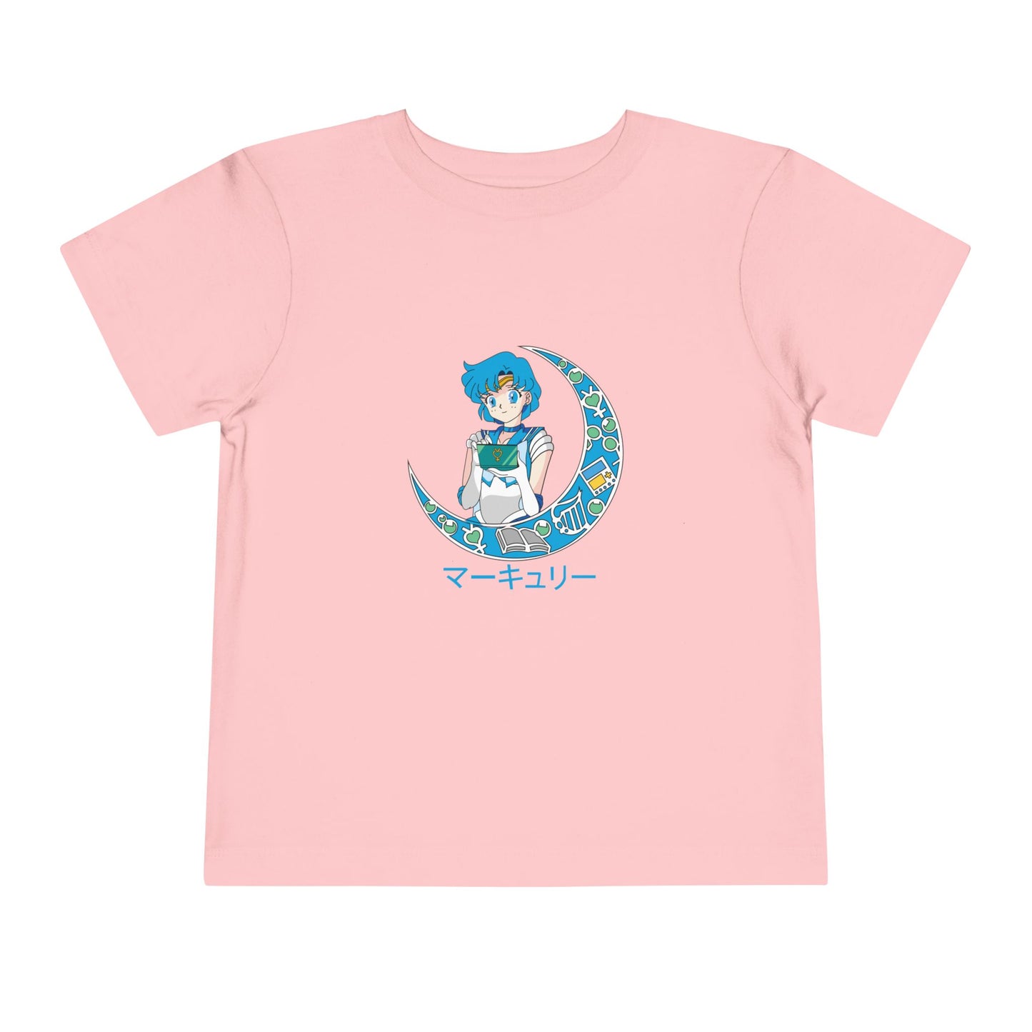 Anime Toddler Short Sleeve Cute Sailor Moon Graphic T-shirt for Young Fans - CreativeRino