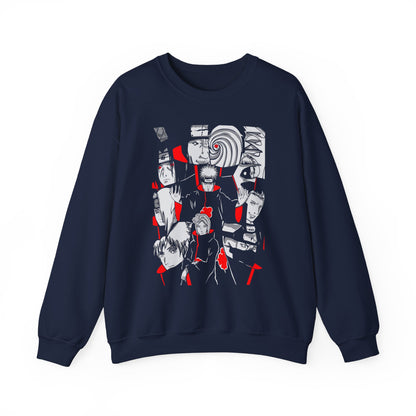 Anime-Inspired Unisex Crewneck Sweatshirt - Perfect for Naruto Fans and Casual Wear - CreativeRino