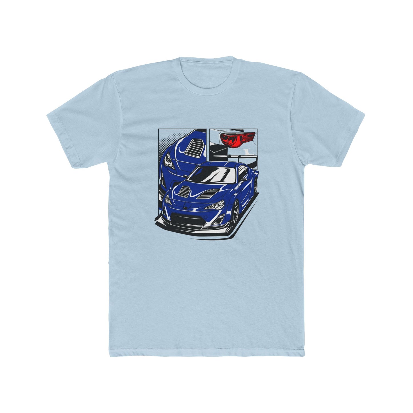 Racing-Inspired Unisex Cotton Crew Tee - Perfect T-shirt Gift for Car Enthusiasts - CreativeRino
