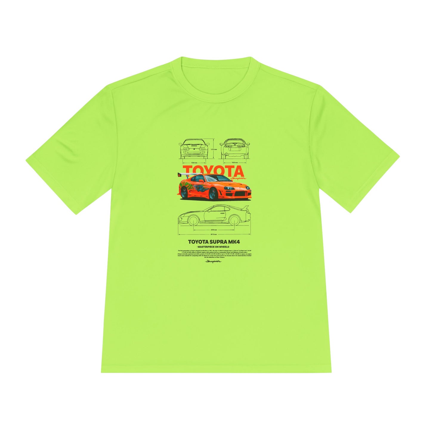 Toyota Supra MK4 Unisex Moisture Wicking Tee – Perfect T-shirt for Car Enthusiasts - CreativeRino