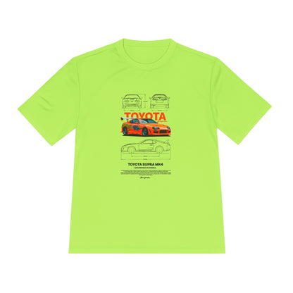 Toyota Supra MK4 Unisex Moisture Wicking Tee – Perfect T-shirt for Car Enthusiasts - CreativeRino