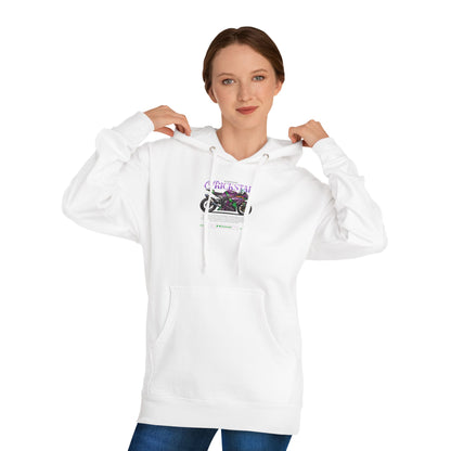 Kawasaki ZX10R Trickstar Motorcycle Graphic Unisex Hooded Sweatshirt - CreativeRino