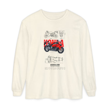 Honda CBR Long Sleeve T-Shirt for Motorcycle Lovers - CreativeRino