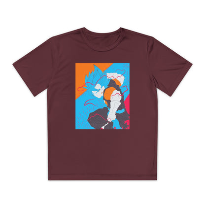 Dragon Ball Youth Graphic Tee - Vibrant Anime Action T-shirt Design - CreativeRino