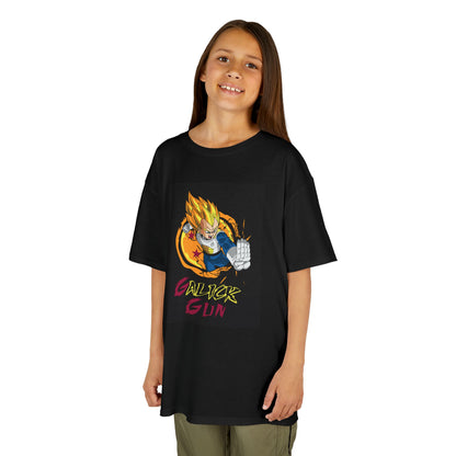 Galick Gun Dragon Ball Superhero Kids Tee - Anime Cartoon T-shirt Design - CreativeRino
