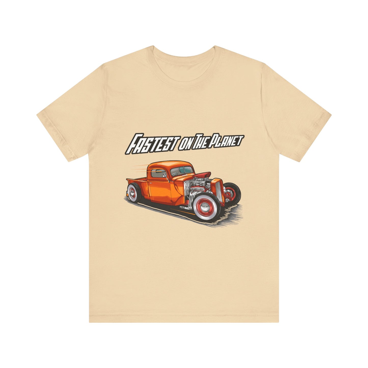Fastest on the Planet Retro Car T-shirt - CreativeRino