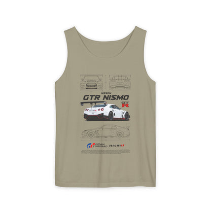 Nissan GTR Nismo Graphic Unisex Tank Top - Perfect T-shirt for Car Enthusiasts - CreativeRino