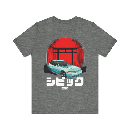 Hinda Civic Estilo Car Art Tee - Retro Aesthetic Automotive T-Shirt - CreativeRino