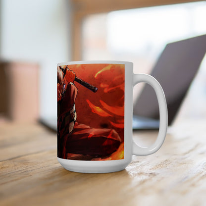 Demon Slayer Inspired Ceramic Mug - Coffee Cup for Anime Fans - CreativeRino
