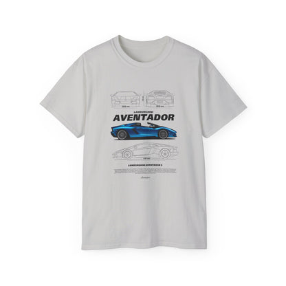 Aventador Sports Car Unisex Ultra Cotton Tee | Car T-shirt - CreativeRino