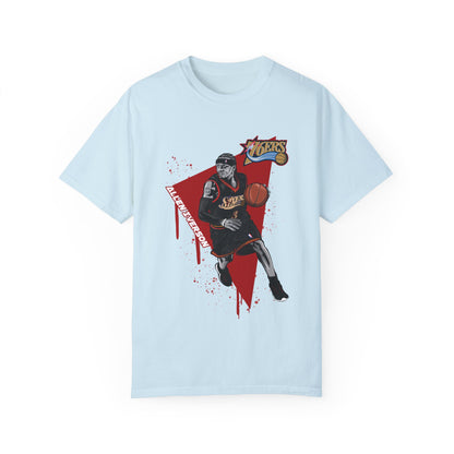 Allen Iverson Basketball Unisex T-shirt - Sports Fan Tee with Graphic Print - CreativeRino