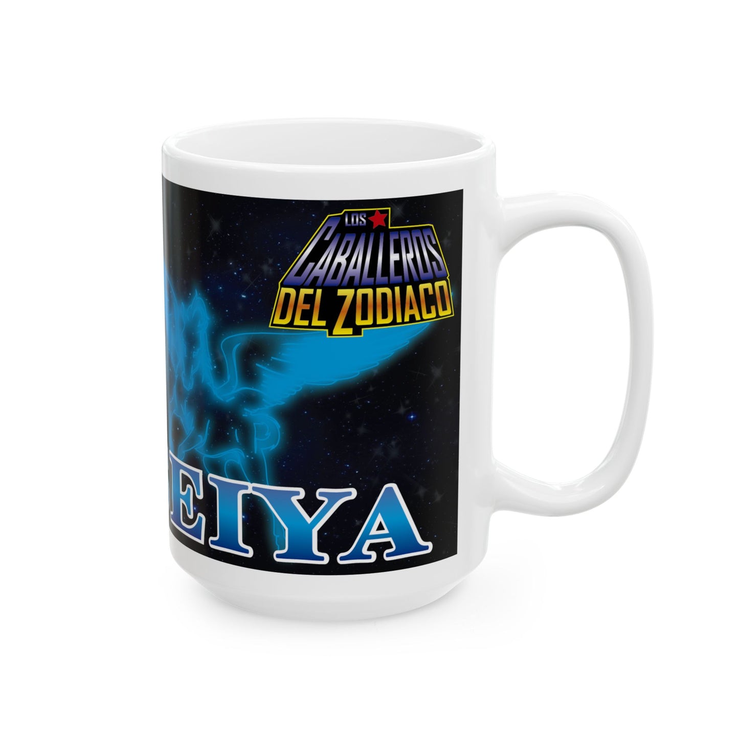 Seiya Ceramic Mug Perfect for Fantasy Anime Lovers - CreativeRino