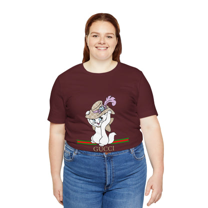 Kitty Gucci Unisex Jersey Short Sleeve T-shirt - CreativeRino