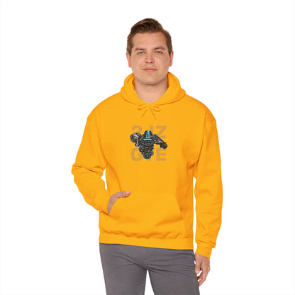 Toyota 2JZ-GTE Racing Car JZ Engine Graphic Hoodie - Unisex Heavy Blend™ Sweatshirt - CreativeRino