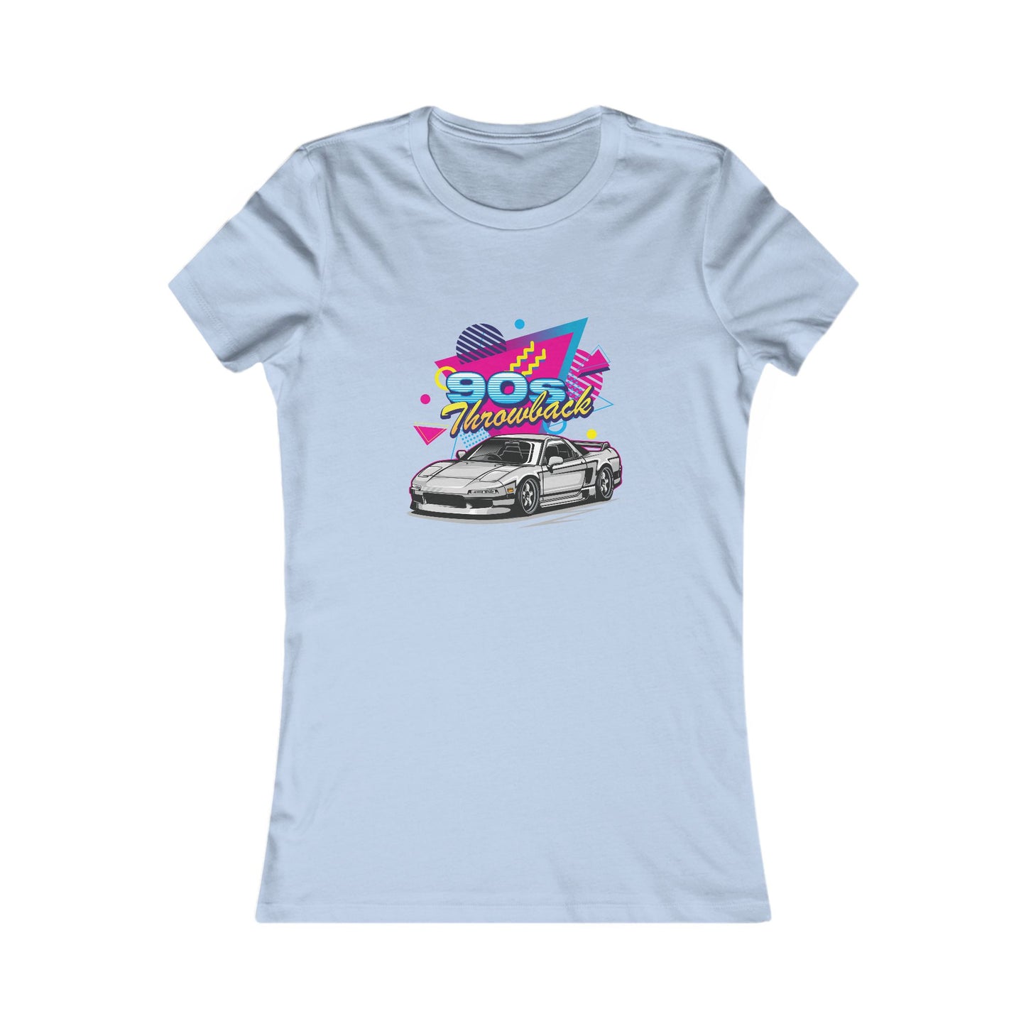 90s Retro Car Women's Favorite Tee - Vintage Graphic T-Shirt - CreativeRino