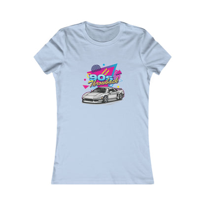 90s Retro Car Women's Favorite Tee - Vintage Graphic T-Shirt - CreativeRino