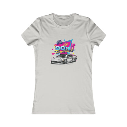 90s Retro Car Women's Favorite Tee - Vintage Graphic T-Shirt - CreativeRino