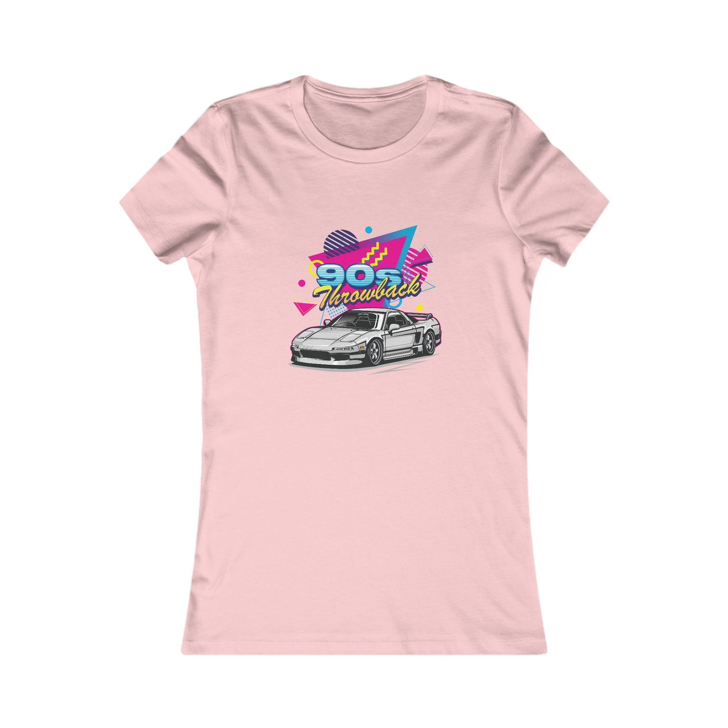 90s Retro Car Women's Favorite Tee - Vintage Graphic T-Shirt - CreativeRino