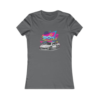 90s Retro Car Women's Favorite Tee - Vintage Graphic T-Shirt - CreativeRino