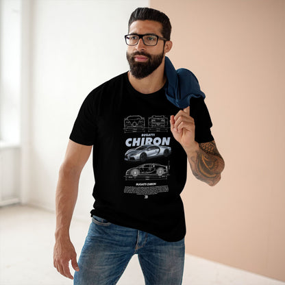 Bugatti Chiron Graphic Tee - Perfect for Auto Enthusiasts - CreativeRino