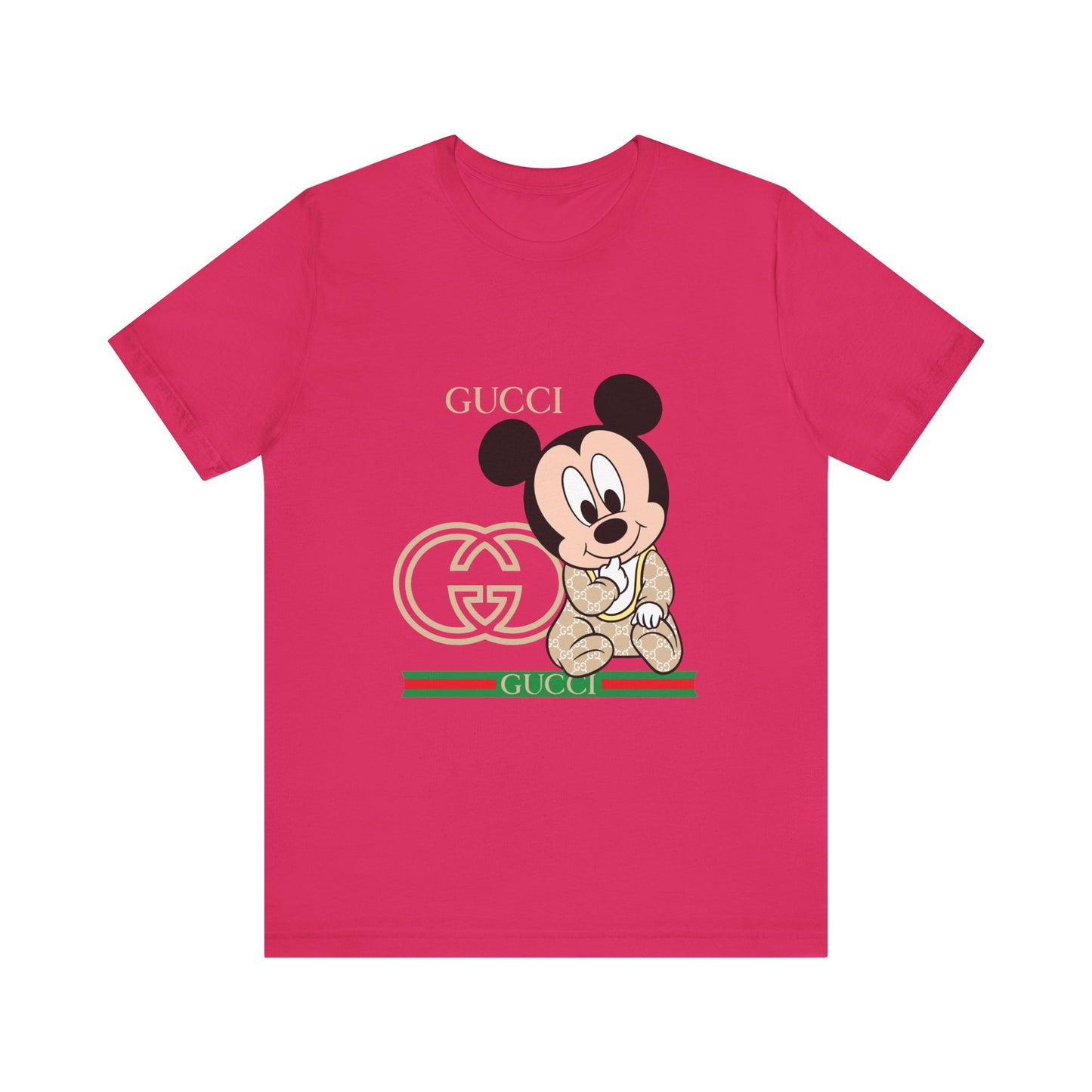 Mickey Mouse Gucci Tee - Unisex Short Sleeve T-shirt - CreativeRino