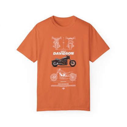 Harley Davidson Vintage Motorcycle Unisex T-Shirt - CreativeRino