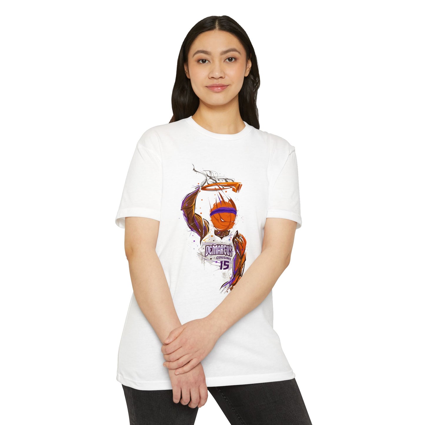 DeMarcus Cousins Basketball Graphic T-Shirt - Perfect for Sports Fans - CreativeRino