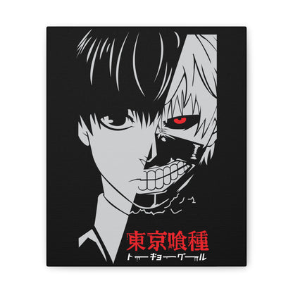 Tokyo Ghoul Art Canvas Print - Anime Wall Decor for Fans - CreativeRino