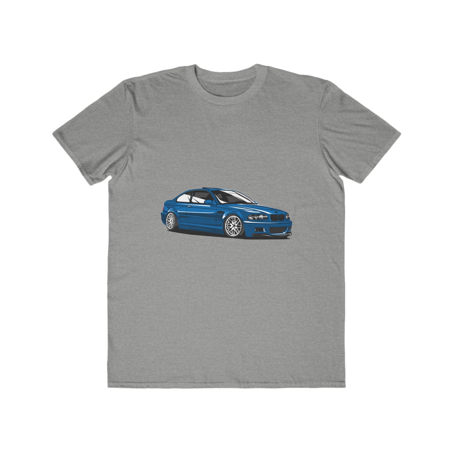 Car Fashion Tee - Cool Blue Car Graphic T-shirt - CreativeRino