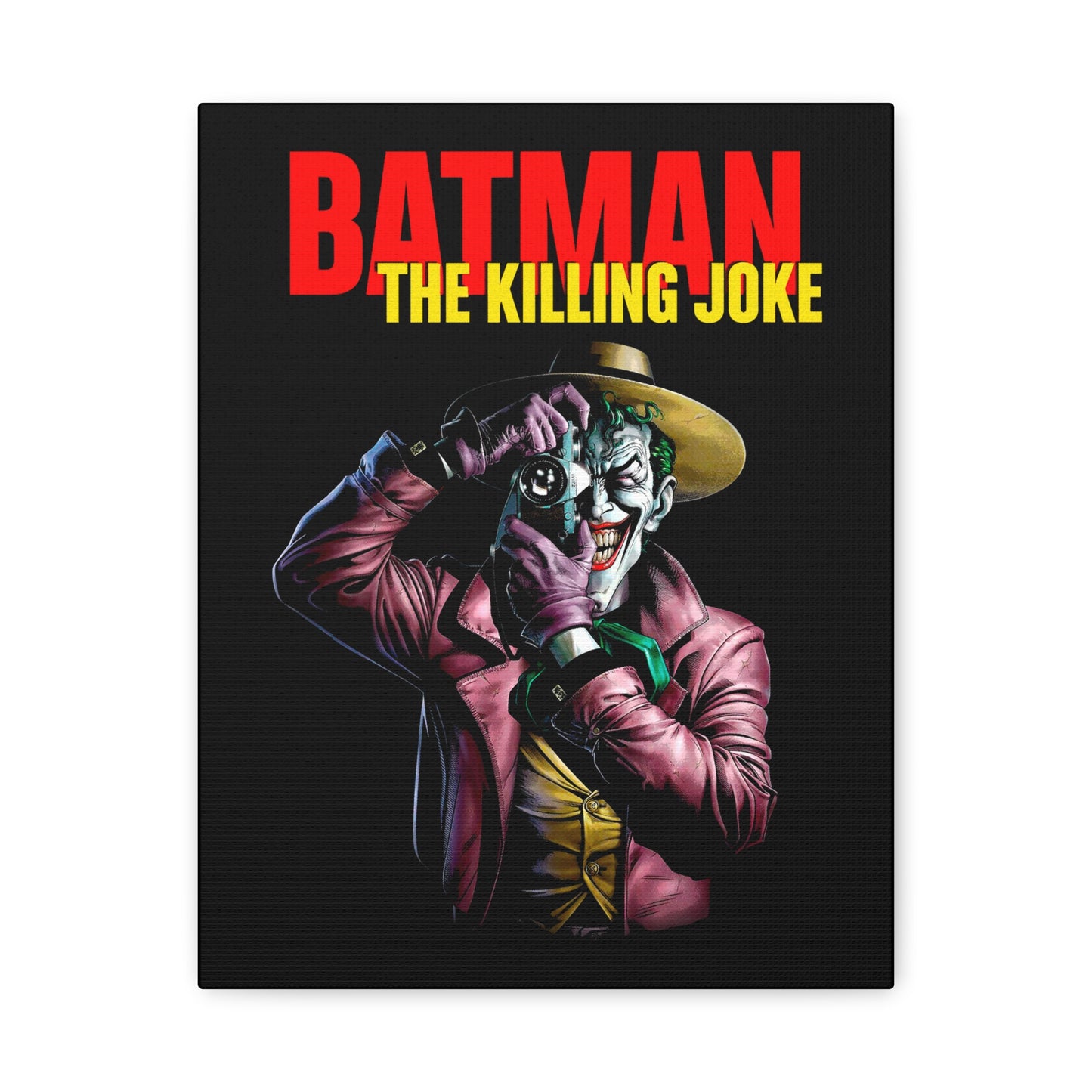 Batman The Killing Joke Canvas Art - Stretched Matte Wall Decor - CreativeRino