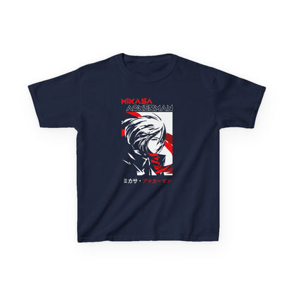 Attack on Titan Kids Tee - Heavy Cotton Anime T-shirt - CreativeRino