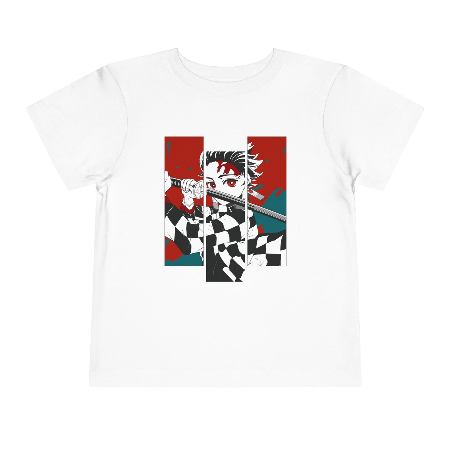 Demon Slayer Toddler Tee - Cute Anime Graphic T-shirt for Kids - CreativeRino