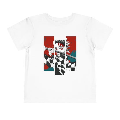 Demon Slayer Toddler Tee - Cute Anime Graphic T-shirt for Kids - CreativeRino