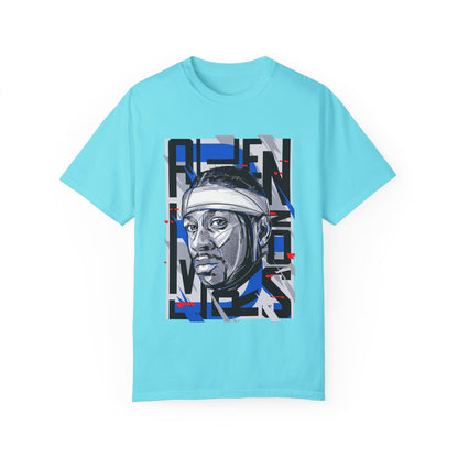 Allen Iverson Unisex Garment-Dyed T-shirt with Graphic Design | Perfect Tee for Sports Fans & Streetwear Enthusiasts - CreativeRino
